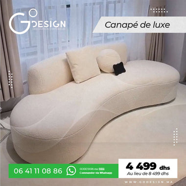 Canapé Luxury sofa - GoDesign.ma
