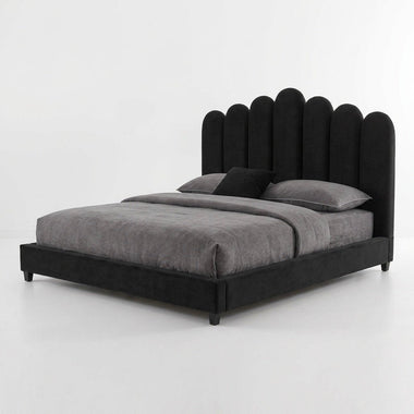 Lit Contemporain en Velours - GoDesign.ma