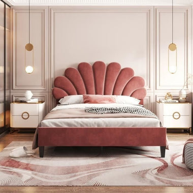 Lit Moderne Coquillage Double - GoDesign.ma