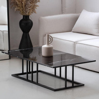 Table basse Effet Marbre - GoDesign.ma