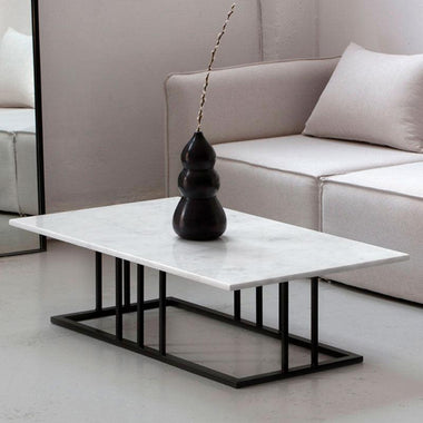 Table basse Effet Marbre - GoDesign.ma