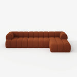 Canapé Horizon bouclette Terracotta - GoDesign.ma