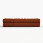 Canapé Horizon bouclette Terracotta - GoDesign.ma