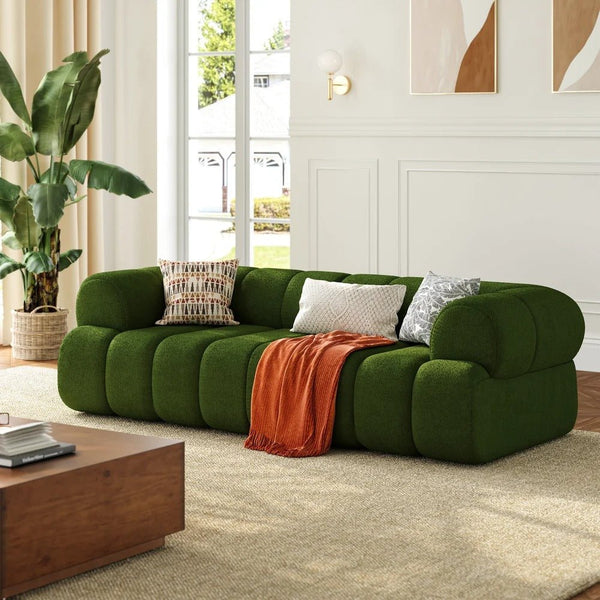 Canapé Horizon Vert mousse 2 places - GoDesign.ma
