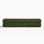 Canapé Horizon Vert mousse en bouclette - GoDesign.ma