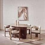 Chaise Naya Bois & Bouclette - GoDesign.ma