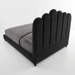 Lit Contemporain en Velours - GoDesign.ma