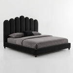 Lit Contemporain en Velours - GoDesign.ma