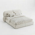 Lit moderne en tissu - GoDesign.ma