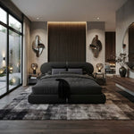 Lit moderne en tissu - GoDesign.ma