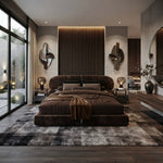 Lit moderne en tissu - GoDesign.ma