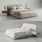 Lit moderne en tissu - GoDesign.ma