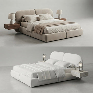 Lit moderne en tissu - GoDesign.ma