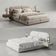 Lit moderne en tissu - GoDesign.ma