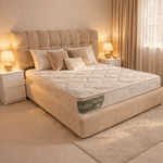 Pack Chambre Complet 160x200 – Lit + Matelas + 2 Chevets - GoDesign.ma