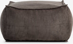 Pouf Côtelé Sable Foncé - GoDesign.ma