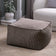Pouf Côtelé Sable Foncé - GoDesign.ma