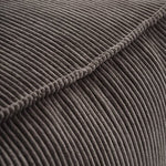 Pouf Côtelé Sable Foncé - GoDesign.ma