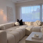 Salon bloomy en bouclette - GoDesign.ma