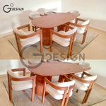 Table à manger + 6 Chaises Naya - GoDesign.ma